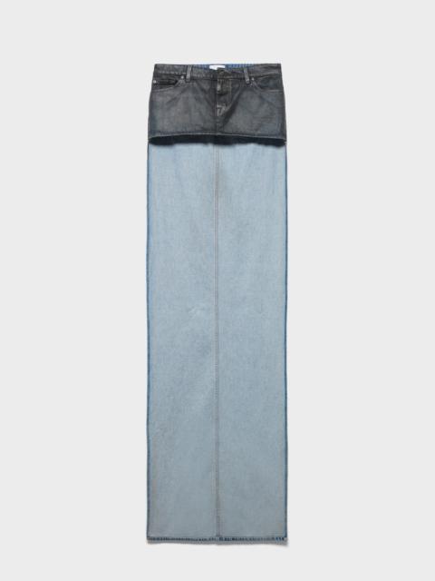 7 For All Mankind ASYMETRIC MINI SKIRT