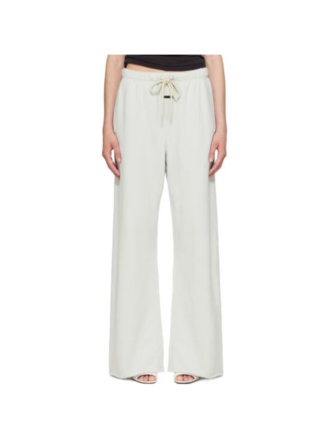 ESSENTIALS Gray Raw Cut Lounge Fit Sweatpants