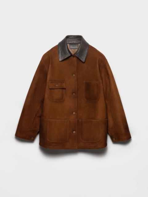 Prada Suede caban jacket