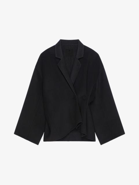 JACKET IN DOUBLE FACE WOOL AND CASHMERE
