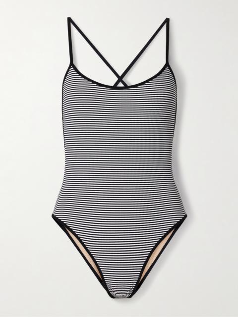 Lido Uno Striped Ribbed Swimsuit