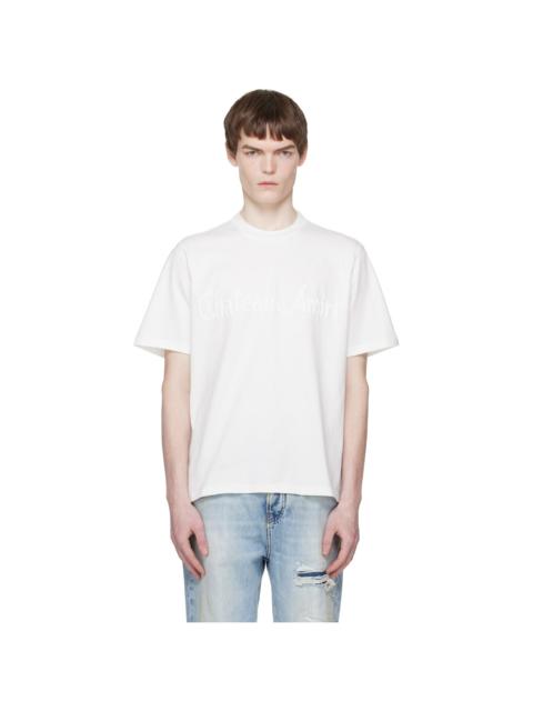 AMIRI White 'Chateau Amiri' Tonal T-shirt