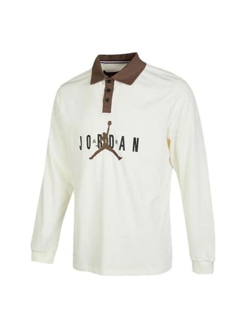 Jordan Air Jordan SS23 Jumpman Logo Polo T-Shirt 'White' DV7655-133