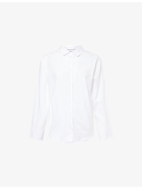'S Max Mara Asymmetric Ateneo Cotton Shirt