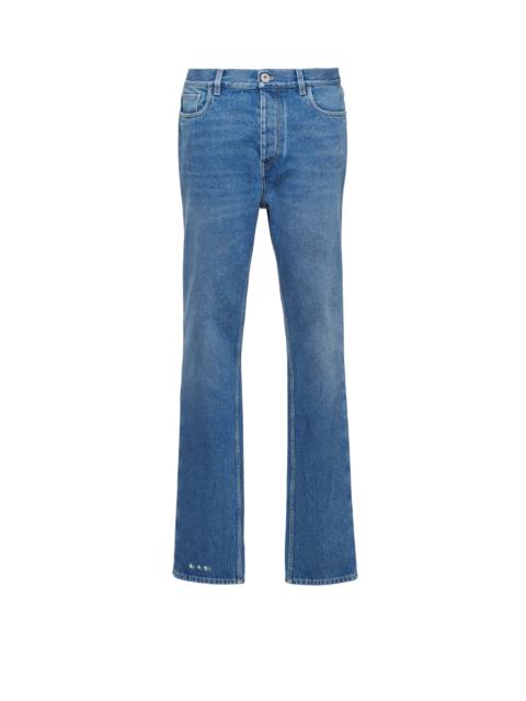 Prada Organic denim five-pocket trousers