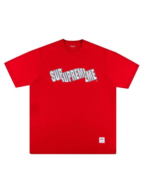 Supreme Cut Logo Short-Sleeve Top 'Red'