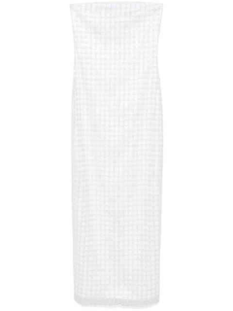 ROTATE sequin-embellished midi dress