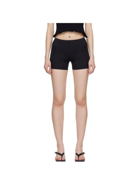 Black Push-Up Yoga Shorts
