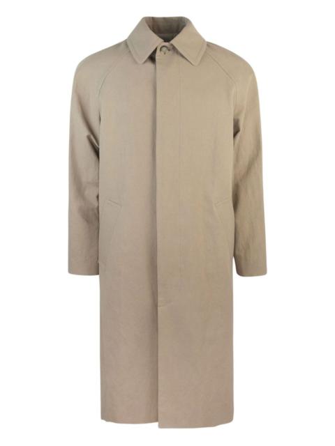 A.P.C. concealed-fastening trench coat