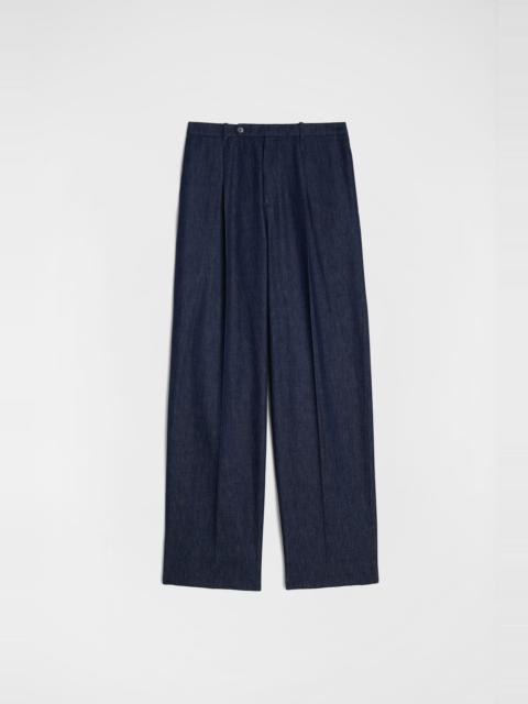 Jil Sander Cotton Chambray Trousers