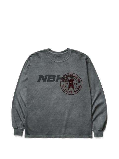 NEIGHBORHOOD logo-print long-sleeved T-shirt