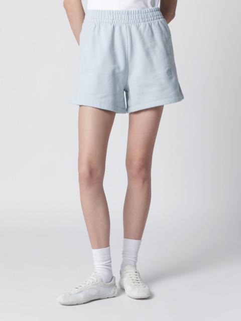 ANINE BING Light blue cotton shorts