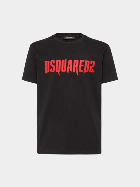 DSQUARED2 HORROR RED LOGO COOL FIT T-SHIRT