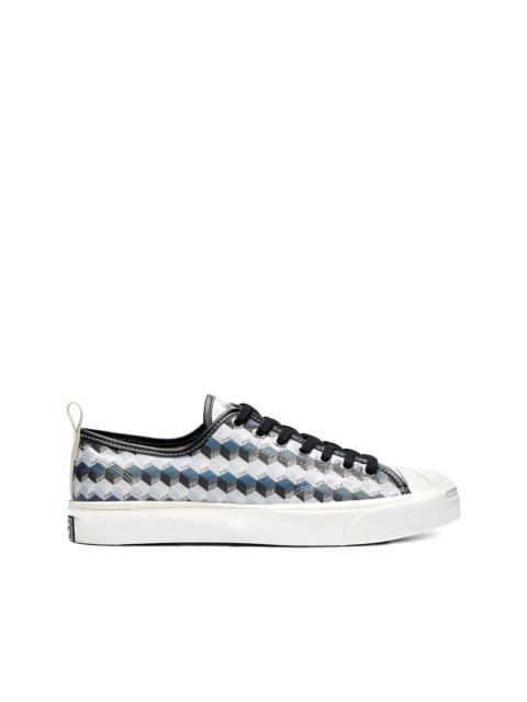 Converse 가로 잭 퍼셀 옥 DOE는 무색