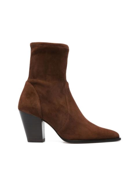 Stuart Weitzman Pointed-toe ankle boots