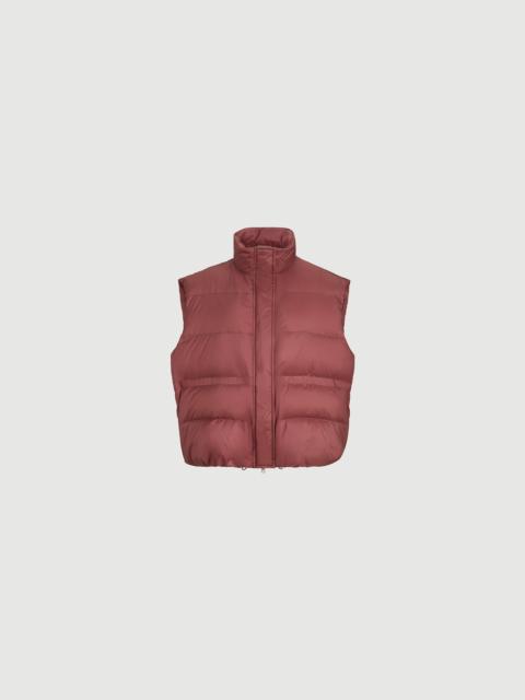 Brunello Cucinelli Water-resistant matte nylon down jacket with monili