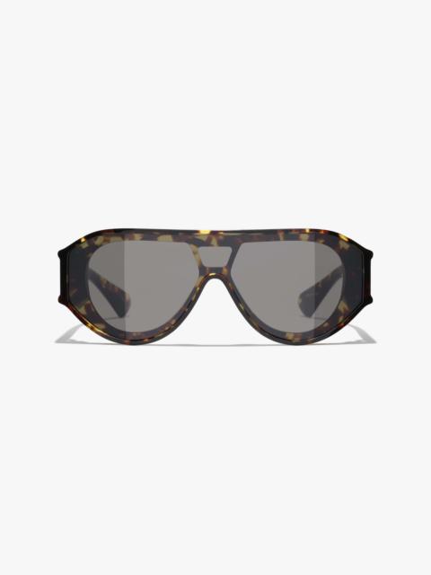 CHANEL Shield Sunglasses
