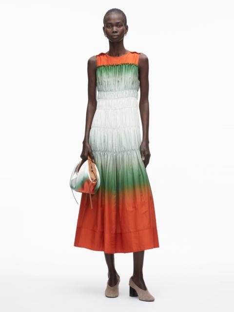 3.1 Phillip Lim Ombre Voile Gathered Maxi Dress