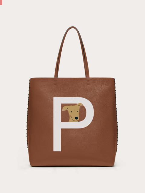 Valentino VALENTINO GARAVANI ROCKSTUD PET CUSTOMIZABLE N/S TOTE BAG