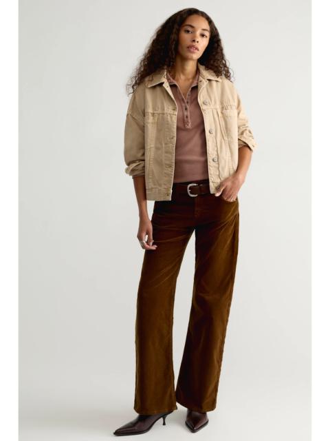 FREE PEOPLE Citizens of Humanity Nora Corduroy Trouser Leg Jeans