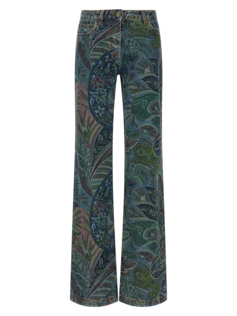 Etro Floral print jeans