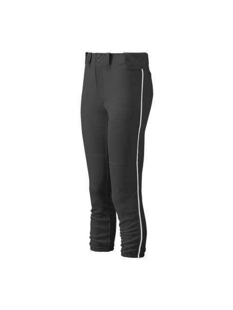 Youth Girl's Belted Piped Softball Pant