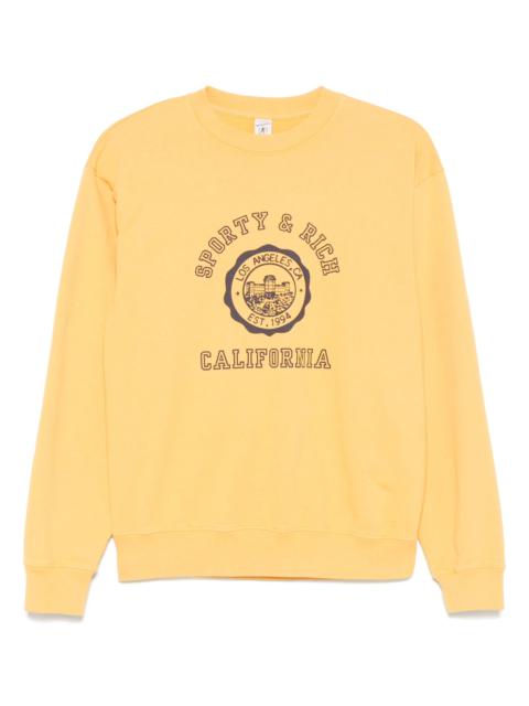 Sporty & Rich Cotton Sweatshirt