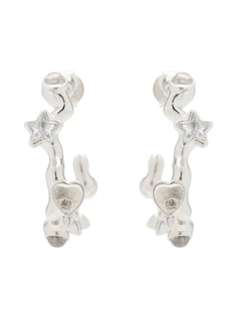 Collina Strada SILVER CLEAR FLORENCE EARRINGS