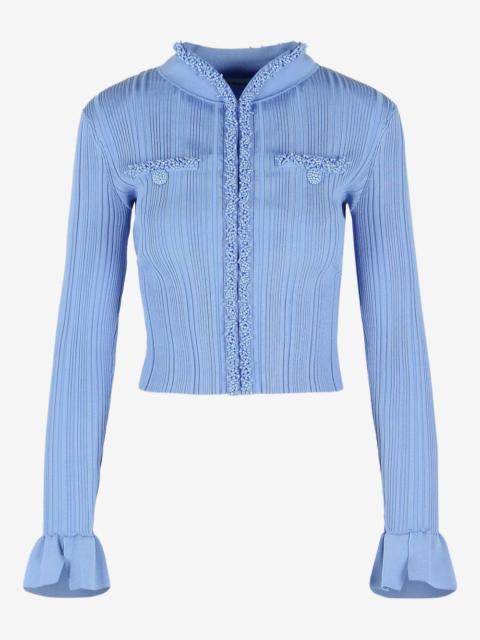 self-portrait flared-sleeve cardigan