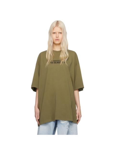VETEMENTS Khaki  