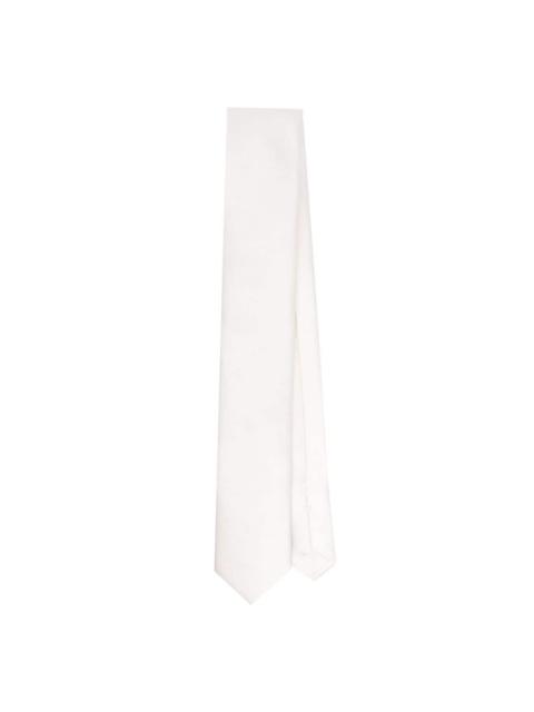 Dolce & Gabbana logo-embroidered silk tie