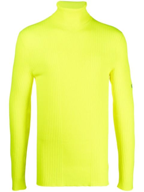 Martine Rose roll-neck ribbed-knit jumper