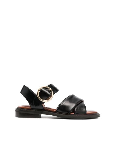crossover-strap sandals