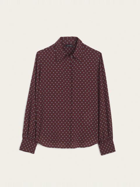 Madewell Silk Button-Up Shirt