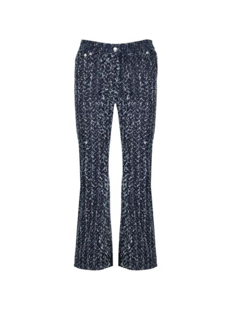 IRO textured-finish jeans
