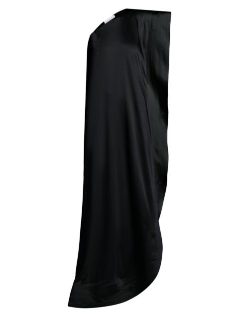 Stella McCartney Women's Envers Satin Asymmetric Cocktail Dress - Black