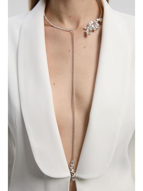 KAREN MILLEN Diamante Dropped Neck Cuff