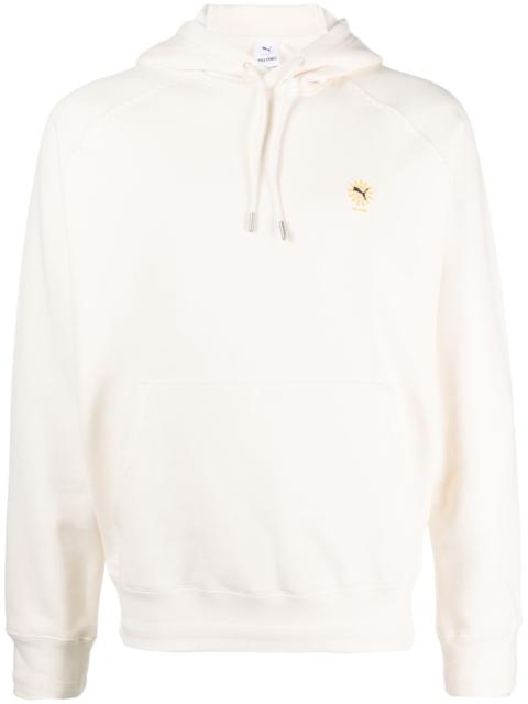 PUMA slogan-print drawstring hoodie