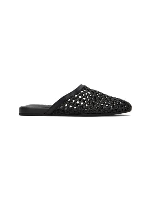 ANCIENT GREEK SANDALS Black 'The Slipper' Slippers
