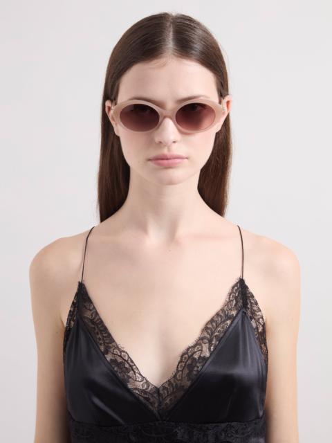 NINA RICCI Pink Vintage Oval Sunglasses