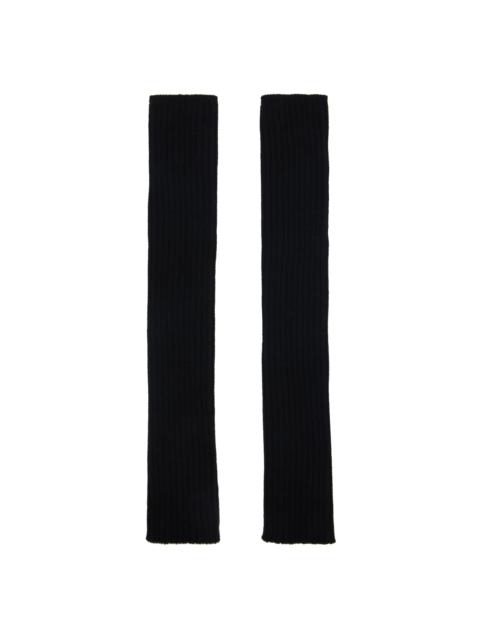 Rick Owens Black Press-Stud Arm Warmers