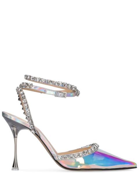 MACH & MACH 100mm Audrey iridescent PVC pumps