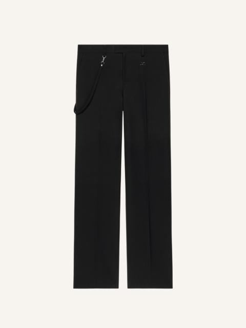 courrèges TAILORED TWILL STRAIGHT PANTS