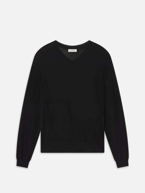 FRAME Fine Gauge V-Neck Sweater