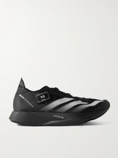 Y-3 + Y-3 Takumi Sen 10 Rubber-trimmed Mesh Sneakers