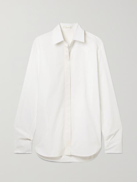 The Row Derica Cotton-poplin Shirt