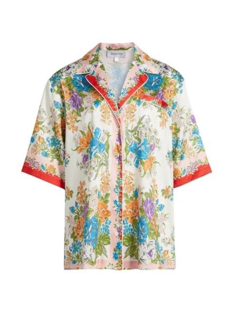 RONNY KOBO Women's Rinaldi Floral Camp Shirt - Muneca Floral Scarf