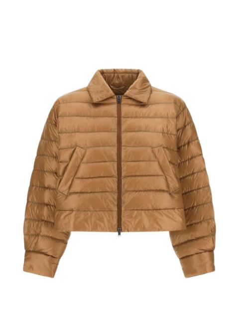 Herno collared quilted jacket