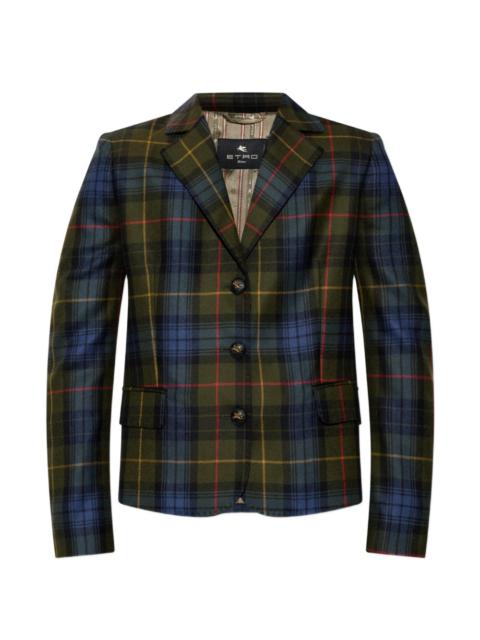 Etro check-pattern blazer