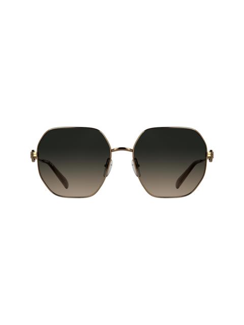 Longchamp Sunglasses Amber Gold/Brown - OTHER